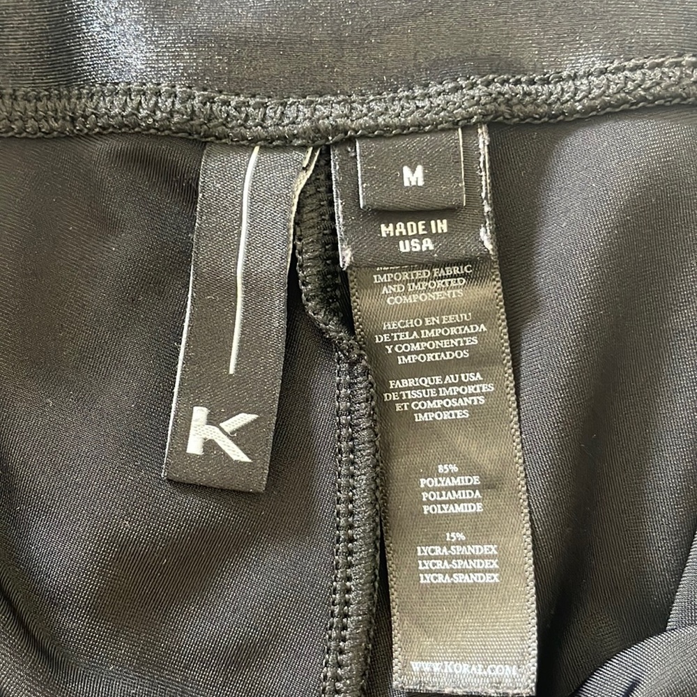 Black two piece - yoga pants and bra - Koral